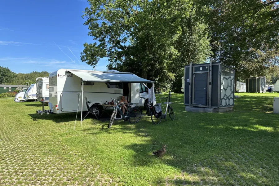 Naturist camping Netherlands RV site with private sanitary facilities 9