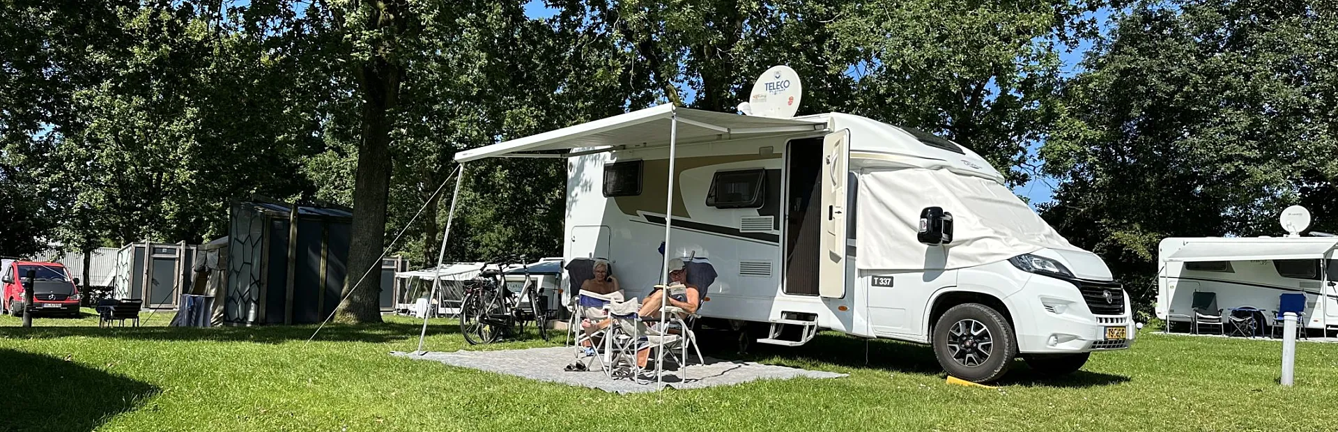 Naturist camping Netherlands motorhome site paved 7