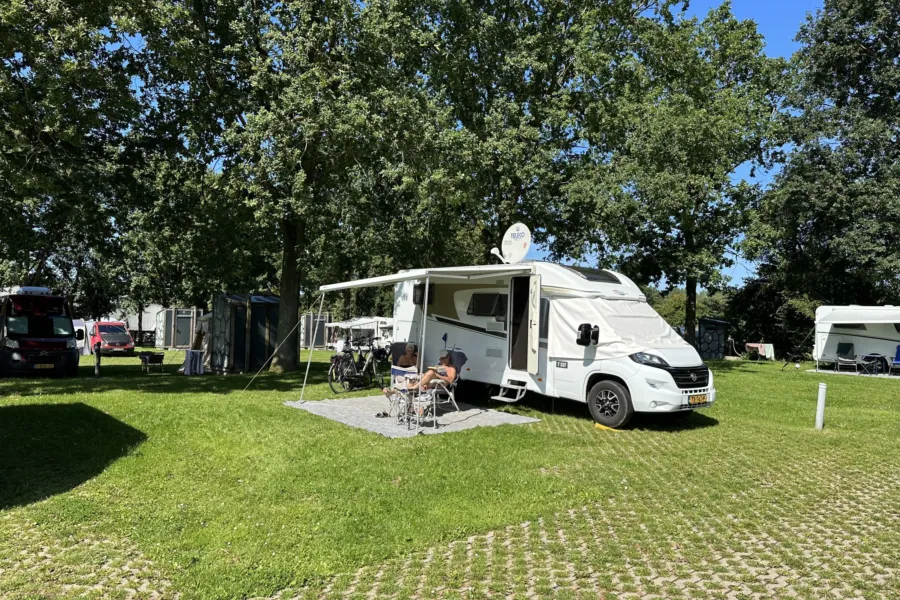 Naturist camping Netherlands motorhome site paved 4