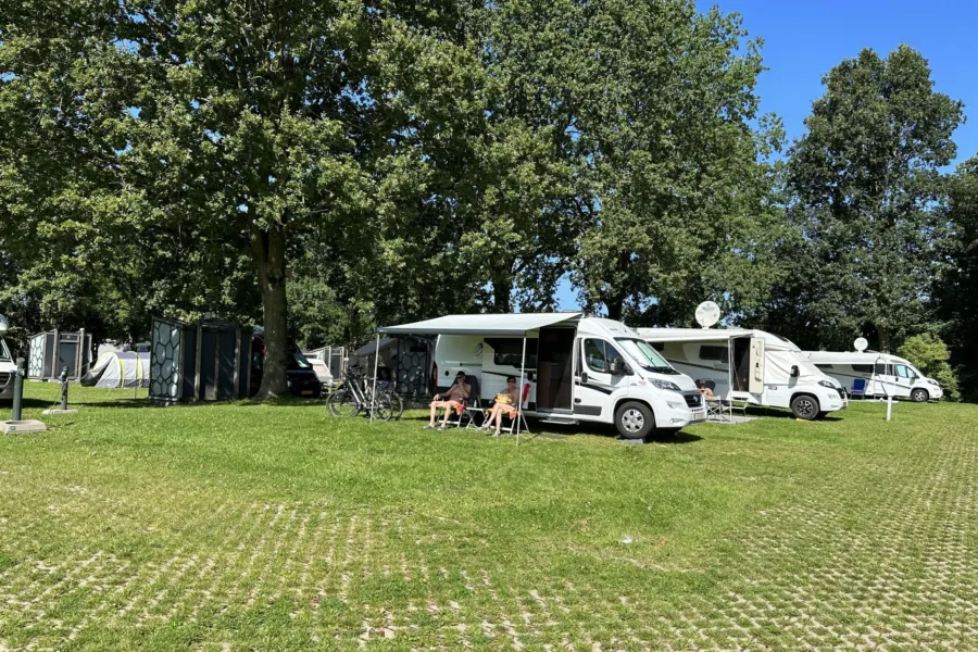 Naturist camping Netherlands motorhome site paved 8